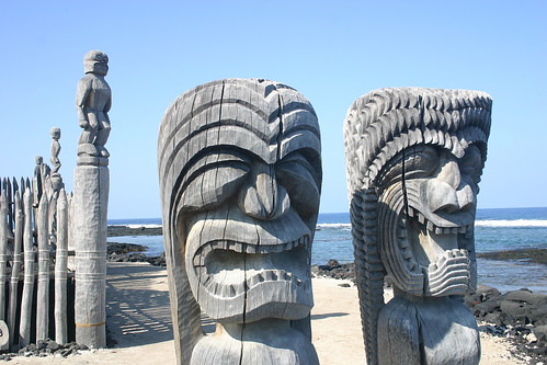 Ki'i at Puʻuhonua o Hōnaunau National Historical Park