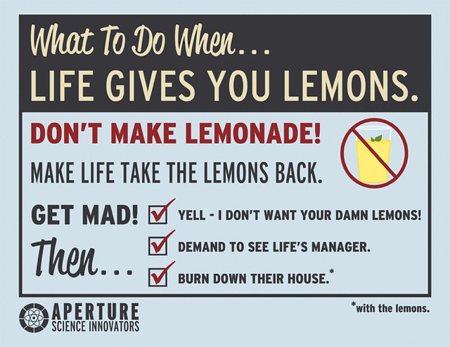 What to do when life gives you lemons.