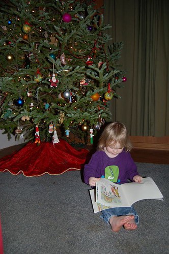 Leda with Christmas Tree