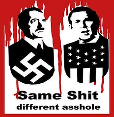 Bush & Hitler = the same