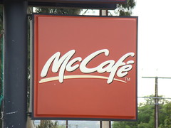 McDonalds Cafe Sign Adalaide Australia
