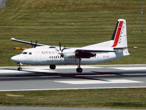 OO-VLO Fokker 50 by Jersey Airport Photography