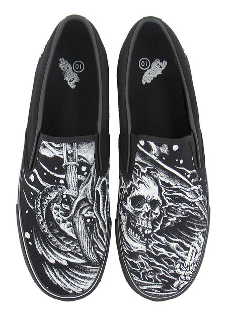 Draven Tokyo Hiro Grim Reaper Tattoo Shoe
