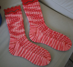 Lacy Rib Socks 102107