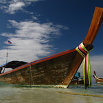 Thailand Beach Longtail Boat Southeast Asia