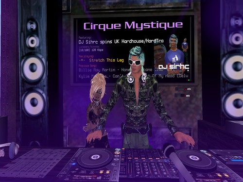 DJ SIRHC and RAFTWET at Cirque Mystique