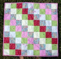 girly patchwork quilt