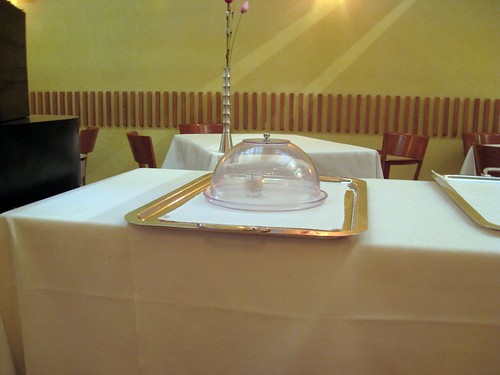 Joia, Milan, Serving Dome with Incense for Dessert