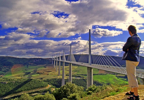 Brücke von Millau, Languedoc-Roussilon (france)