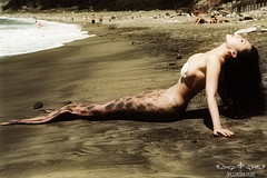 Mermaid on the beach