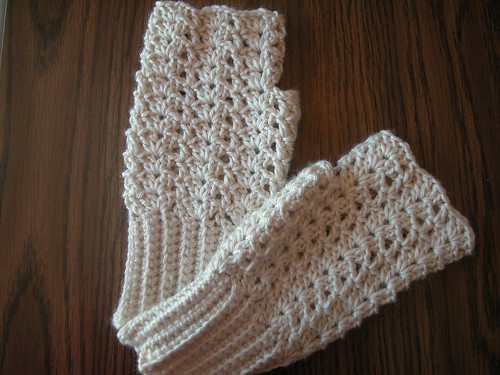 Easy Victorian Shell Mitts