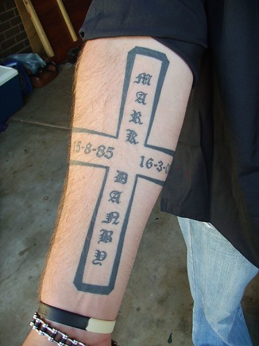 cross forearm tattoo Tattoos Gallery