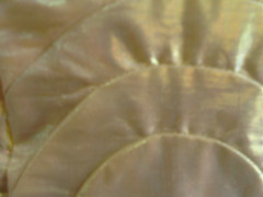 close up of fresnel lens quilt
