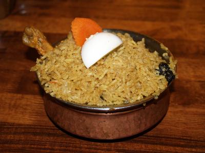Chicken briyani rice