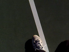 Walking the Line on a Tennis Court