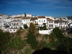 White buildings in Ronda