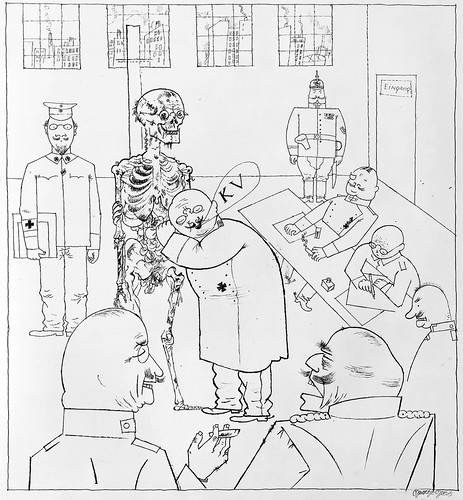"Fit for Active Service" by George Grosz, 1917