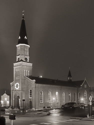 Saint Peter Roman Catholic Church, in Saint Charles, Missouri, USA - exterior