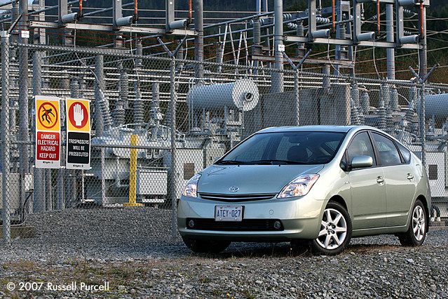 auto green car electric japan energy power small electricity mission hybrid hatchback ©2007russellpurcell 2008toyotaprius ©russellpurcell russpurcell russellpurcell