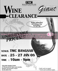 24 jan tmc warehouse wine clearance malaysia 2008