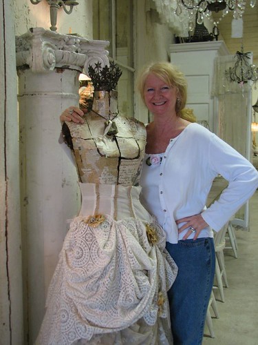 Susie the owner with one of her fabulous creations