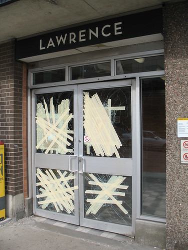 Subway Entrance, NE Corner of Yonge and Lawrence