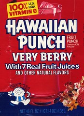 Hawaiian Punch Berry label