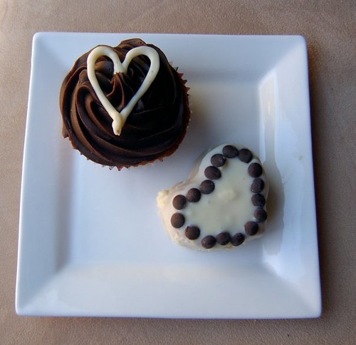 love heart chocolates. white chocolate love heart