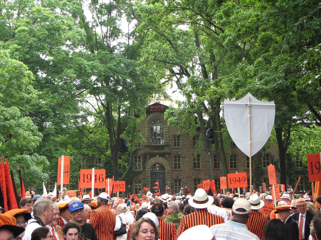 Nassau Hall from the front of the P-Rade