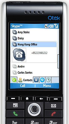 Skype On a Mobile Phone