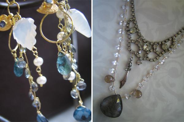pequitobun, chic and charming, etsy, jewelry, handmade, vintage, semiprecious stones