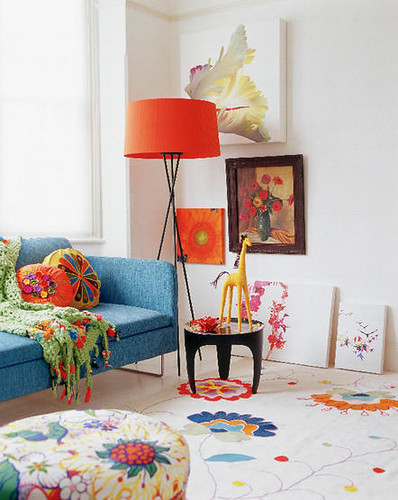 Orange and turqoise living room.jpg / corine