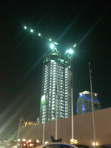 Nighttime construction