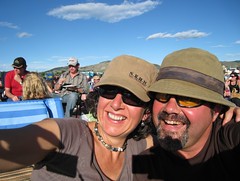 Deb and Dan at outdoor gig