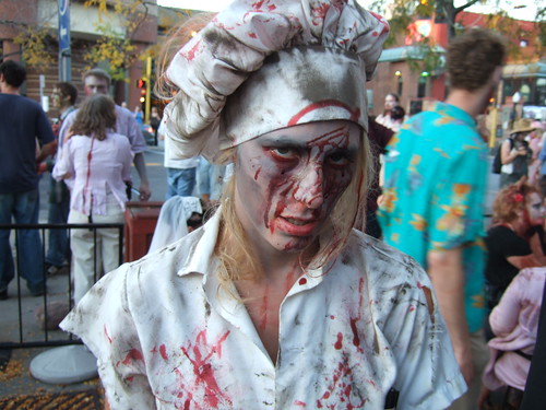 Kristen is zombie chef