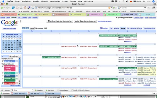 Google Calendar  Kalendareinträge