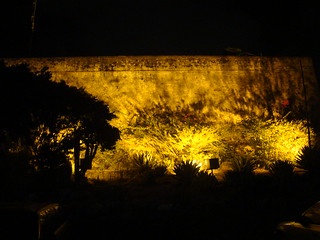 Fort Nassau by night