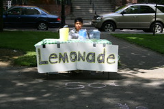 A Young Entrepreneur on a Hot Day at Portland State