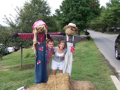 Brandon, Laura, and scarecrows - oh my!