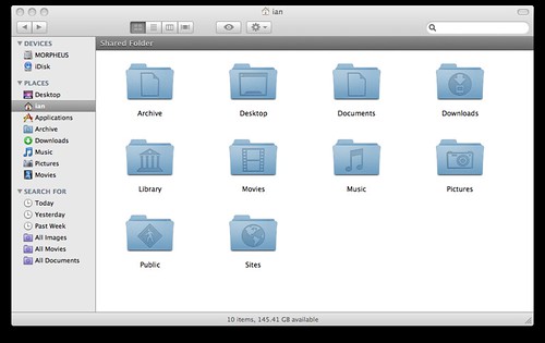 Leopard folder icons