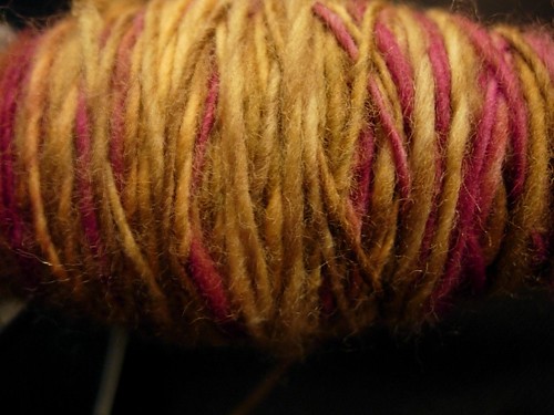 on the spindle