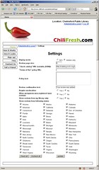 Chili Fresh Admin Settings