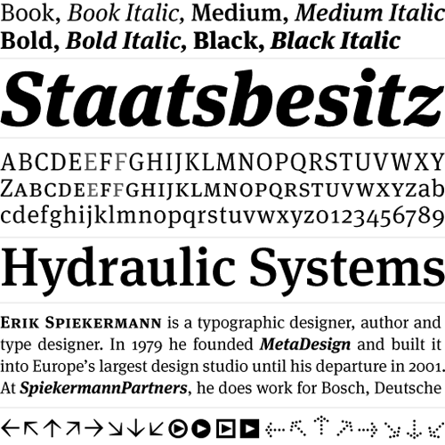 FF Meta Serif by Spiekermann, Schwartz, and Sowersby