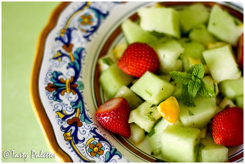 Melon Salad With Mint And Buddha’s Hand