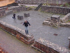 Restos baños romanos junto a la catedral