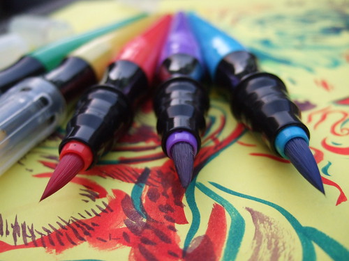 crayola paint brush pen 
