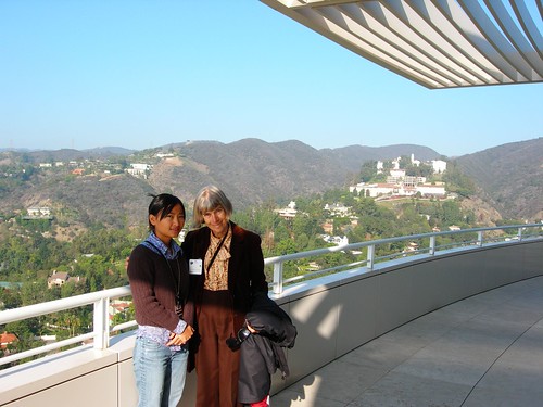 Atop the Getty
