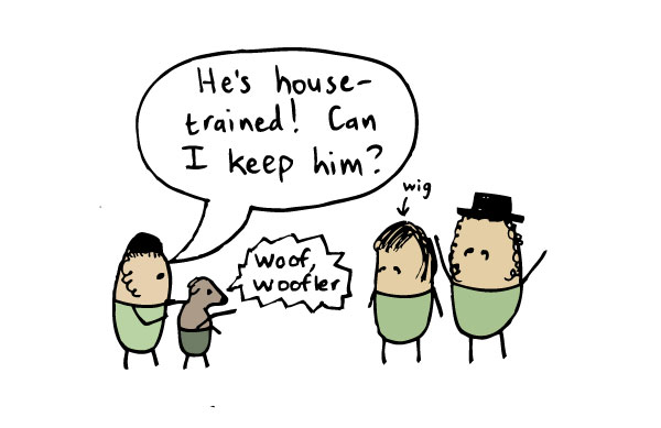 he's-house-trained