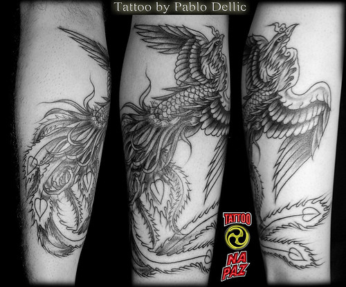 Fenix Tatuagem Oriental 1 Se o Phoenix Tattoo By Pablo Dellic first 