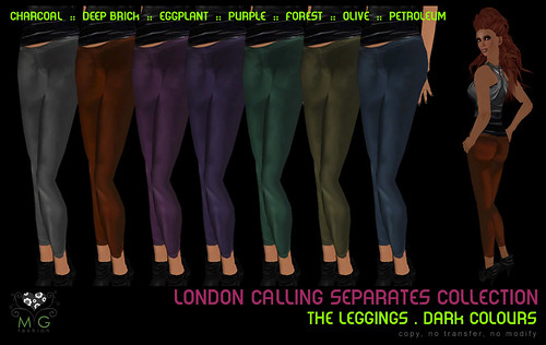[MG fashion] London Calling Collection - The Leggings (dark colours)